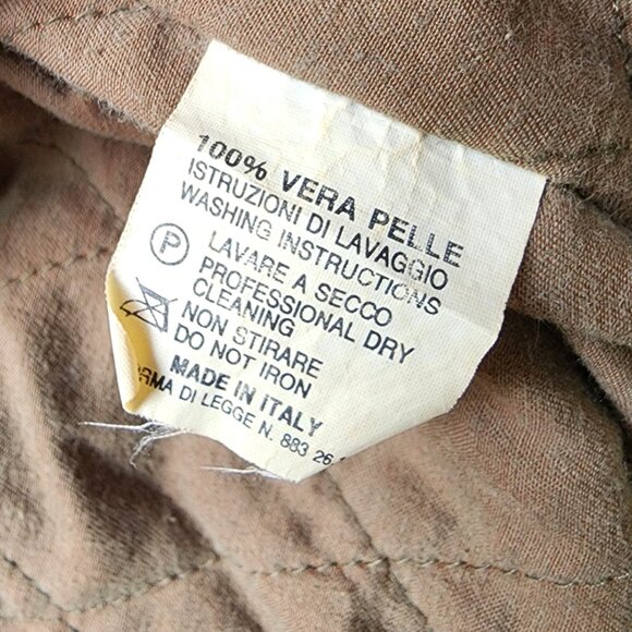 Vintage Marlboro Classics Tan Leather Vest - Men's Large - Picture 6 of 11